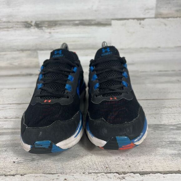 Under Armour Women's Logo Shoes Athletic Running Blue Black Lace Up Size 8.5 - Picture 4 of 8